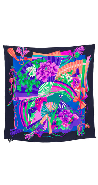 ク*コ様 【高級】LEONARD PARIS　シルク 花柄 アンサンブル ブラッ leonard_scarf_grande.jpg?v=