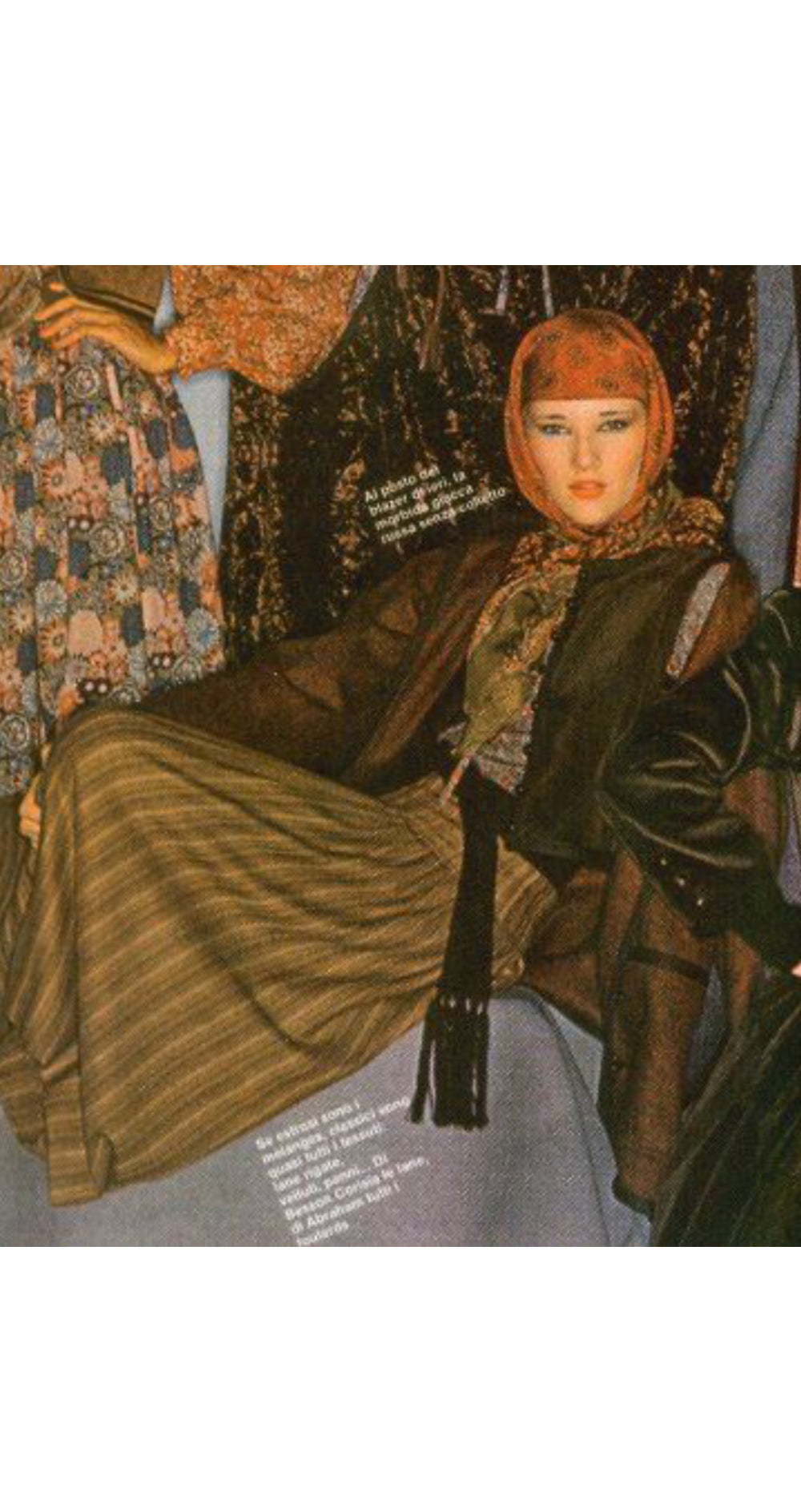 1976-77 F/W "Russian Collection" Green Cotton Corduroy Vest