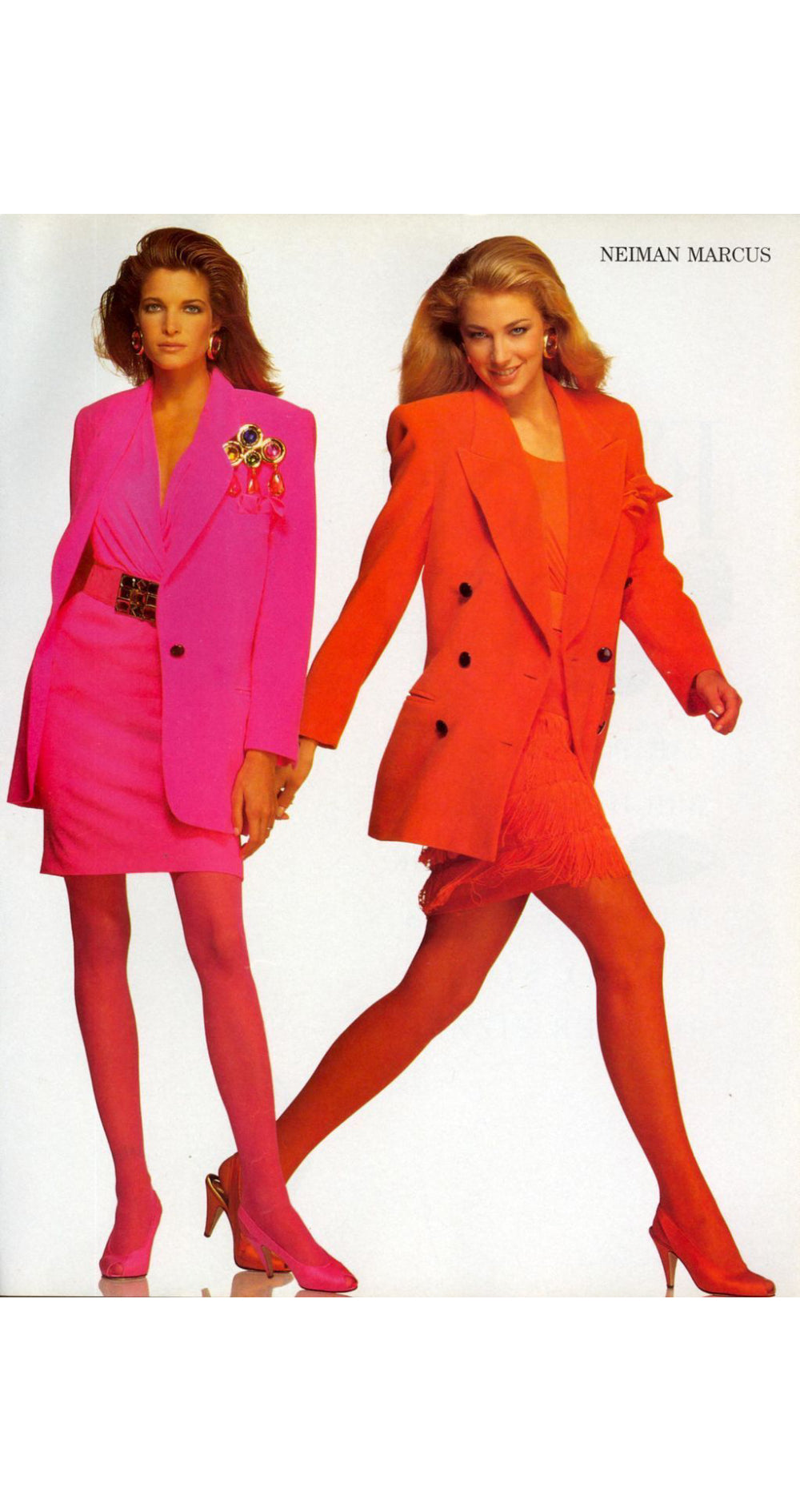 1991 S/S Jeweled Buckle Pink Suede Waist Belt