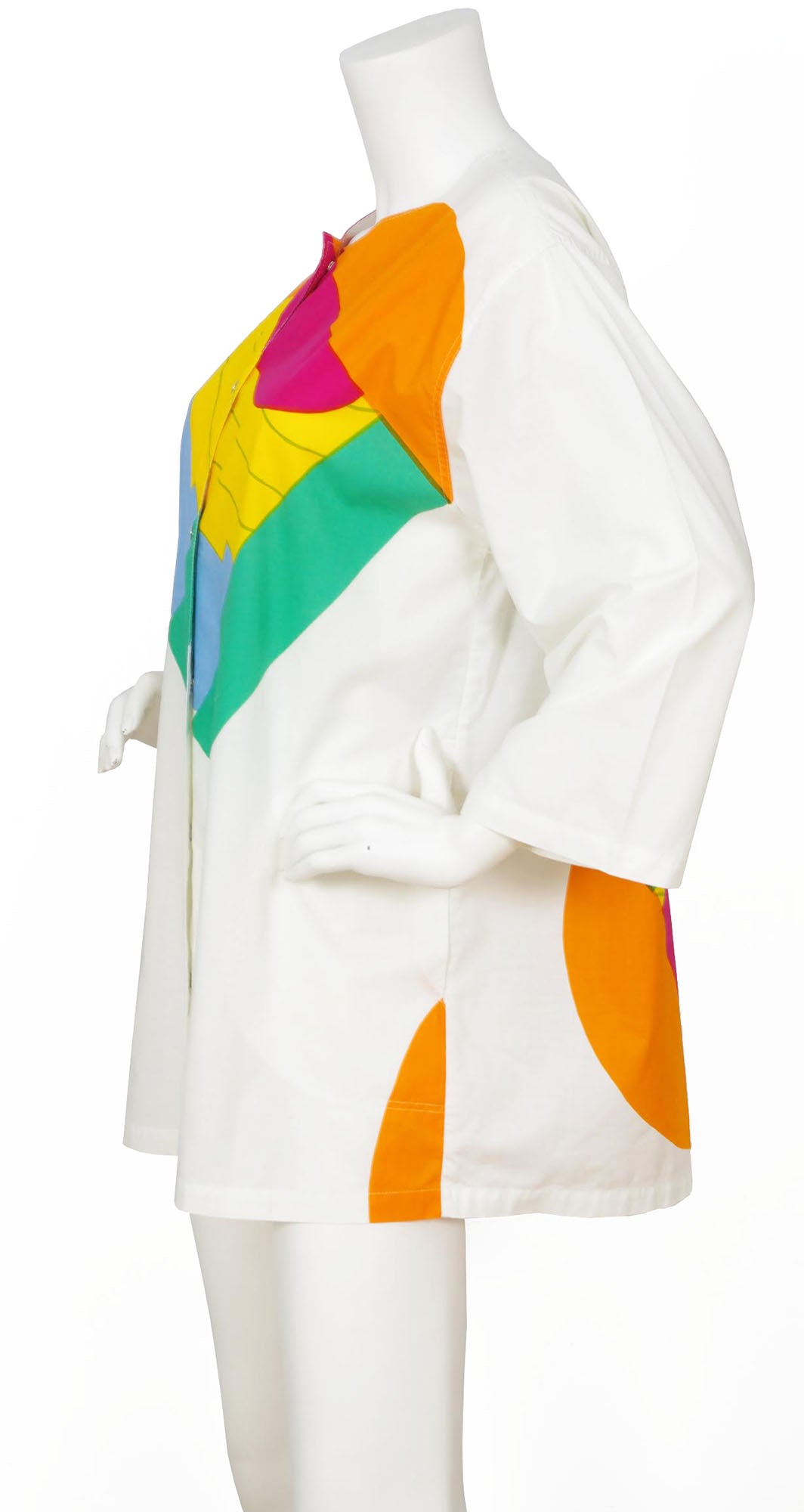 c. 1981 Suomi-Finland Abstract Cotton Tunic