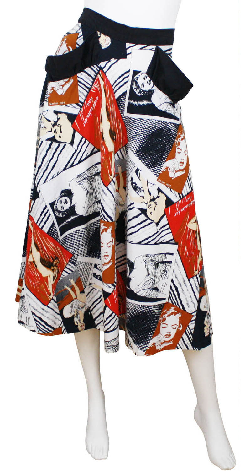 1970's Marilyn Monroe Cotton Skirt by Rae Spencer-Cullen