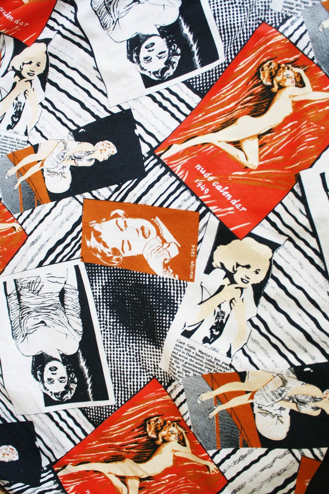 1970's Marilyn Monroe Cotton Skirt by Rae Spencer-Cullen