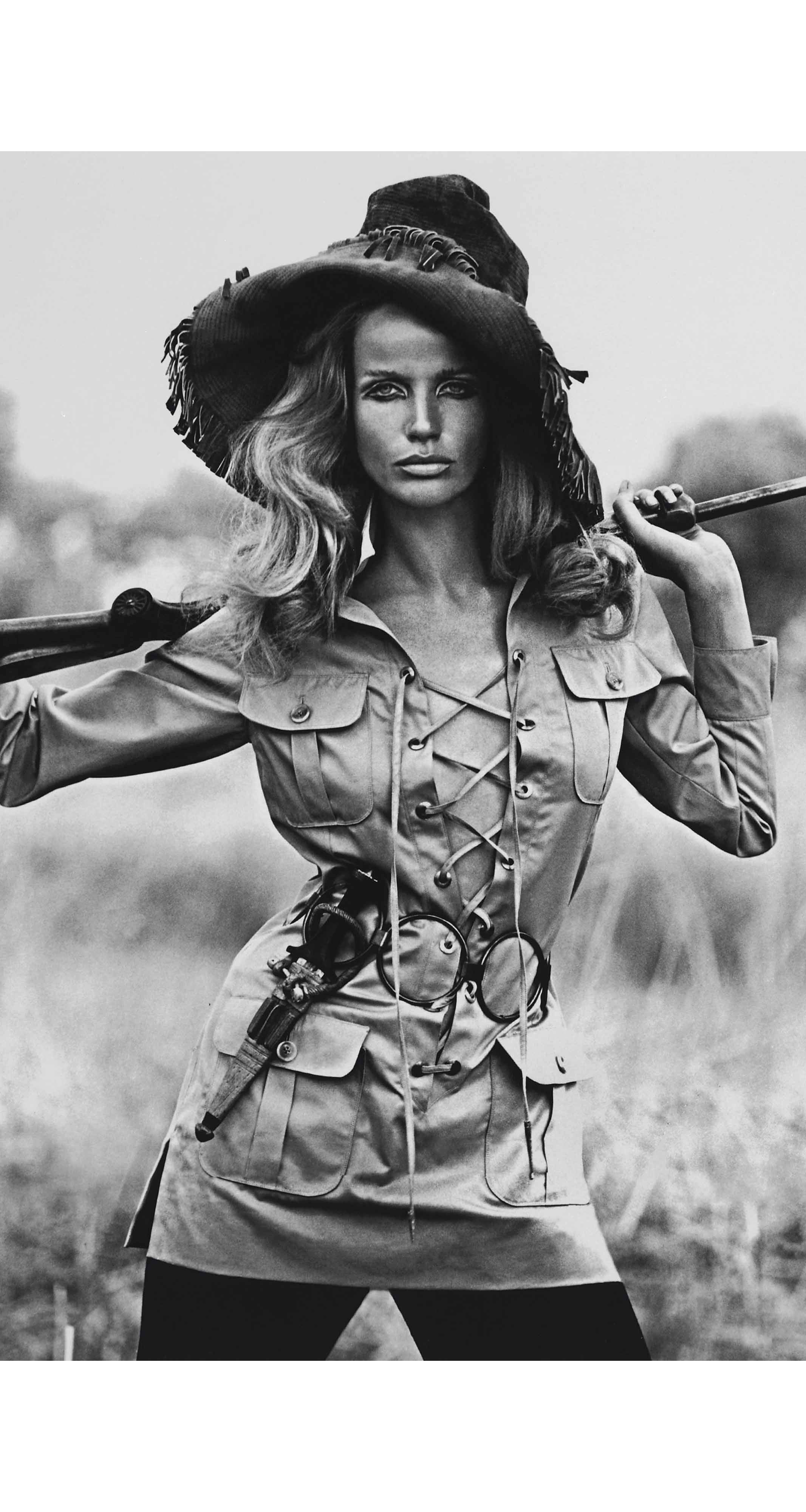 1980s NWT Reissue of the Iconic 1968 Safari Lace-Up Tunic