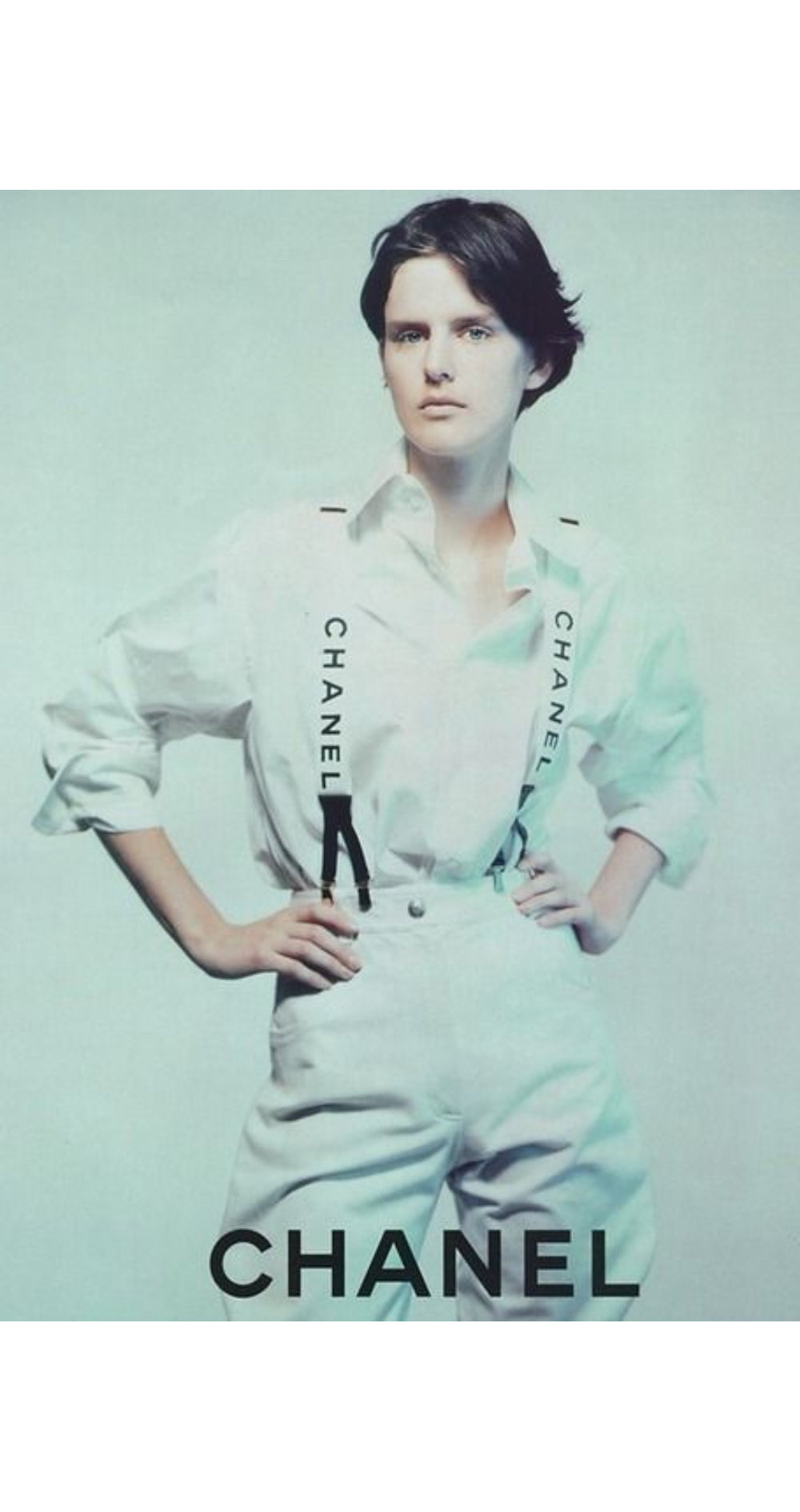 1997 S/S Ad Campaign Beige Cotton Lace-Up Jodhpur Riding Pants