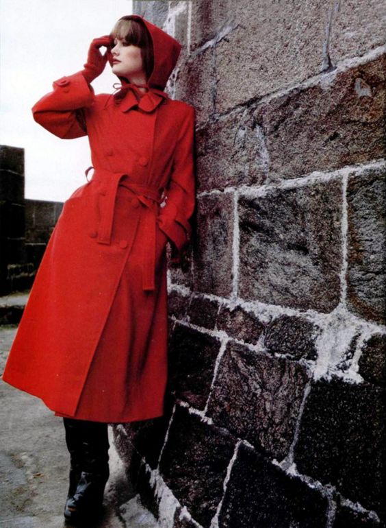 1970s does 1940s Beige Houndstooth Wool Trench Coat