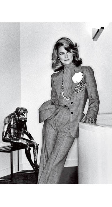 1974 S/S Haute Couture Documented Wool Pant Suit