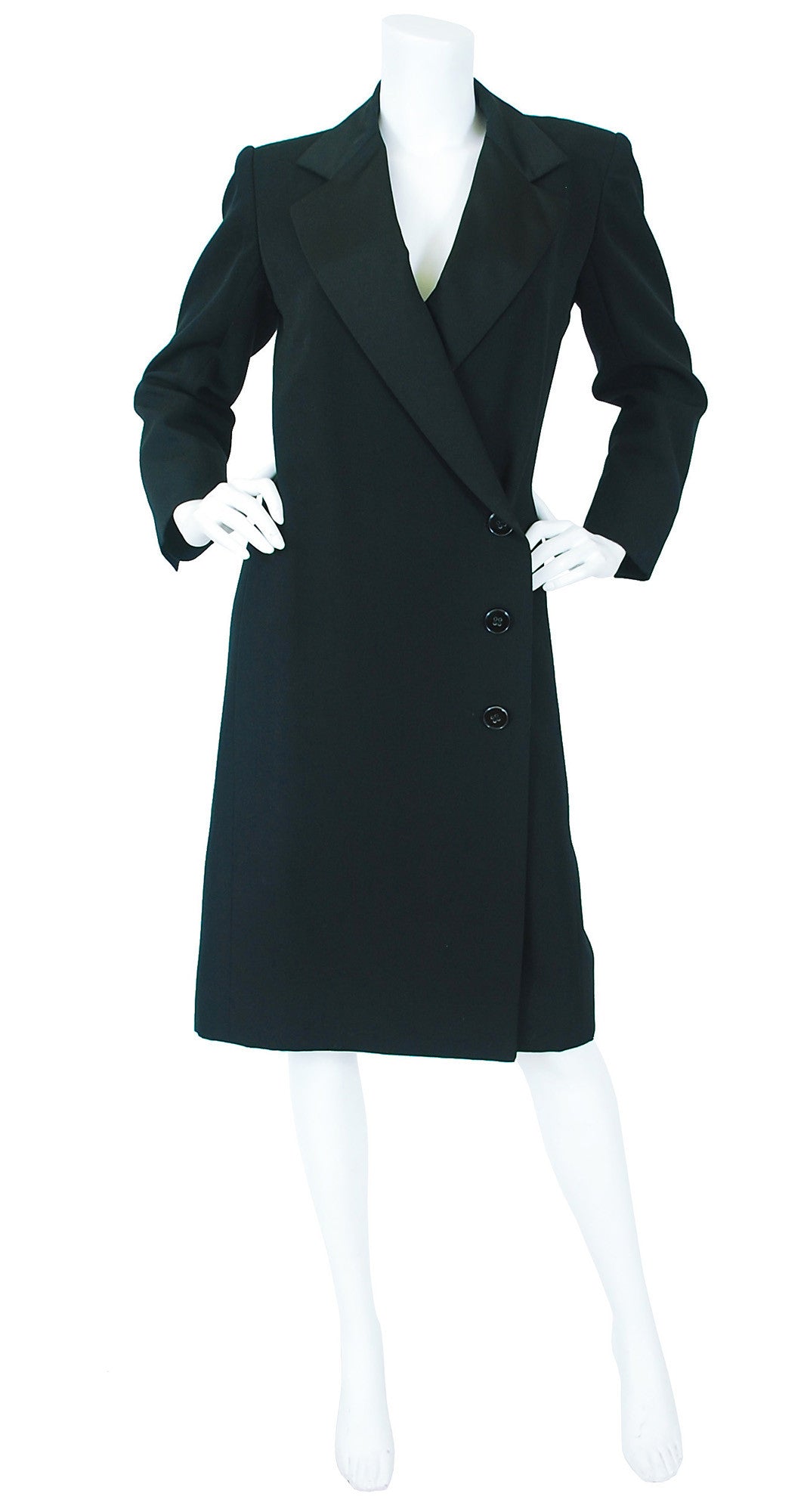 c.1980 Iconic "Le Smoking" Tuxedo Coat