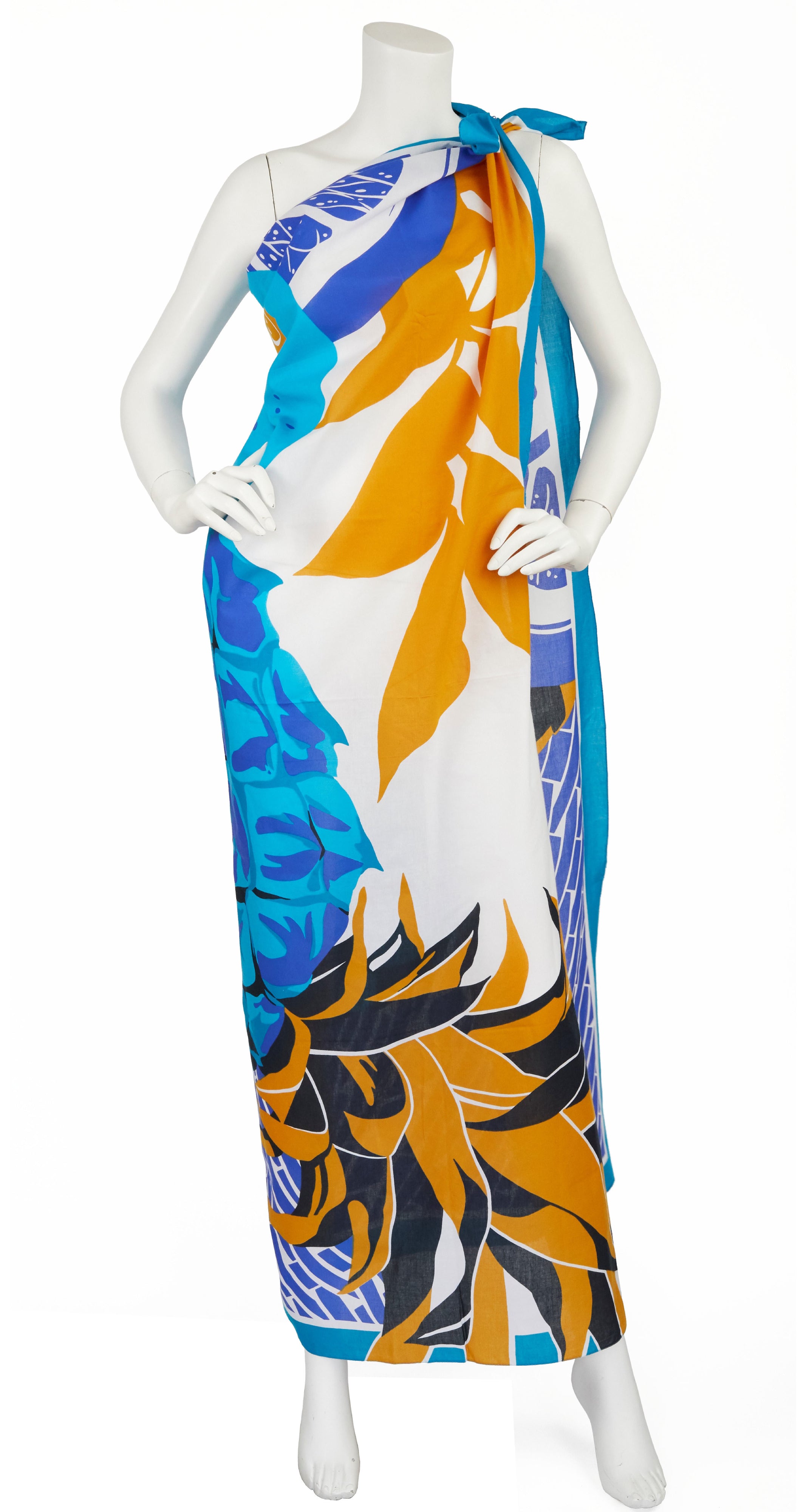 1980s NOS Tropical Fruit Cotton Beach Pareo