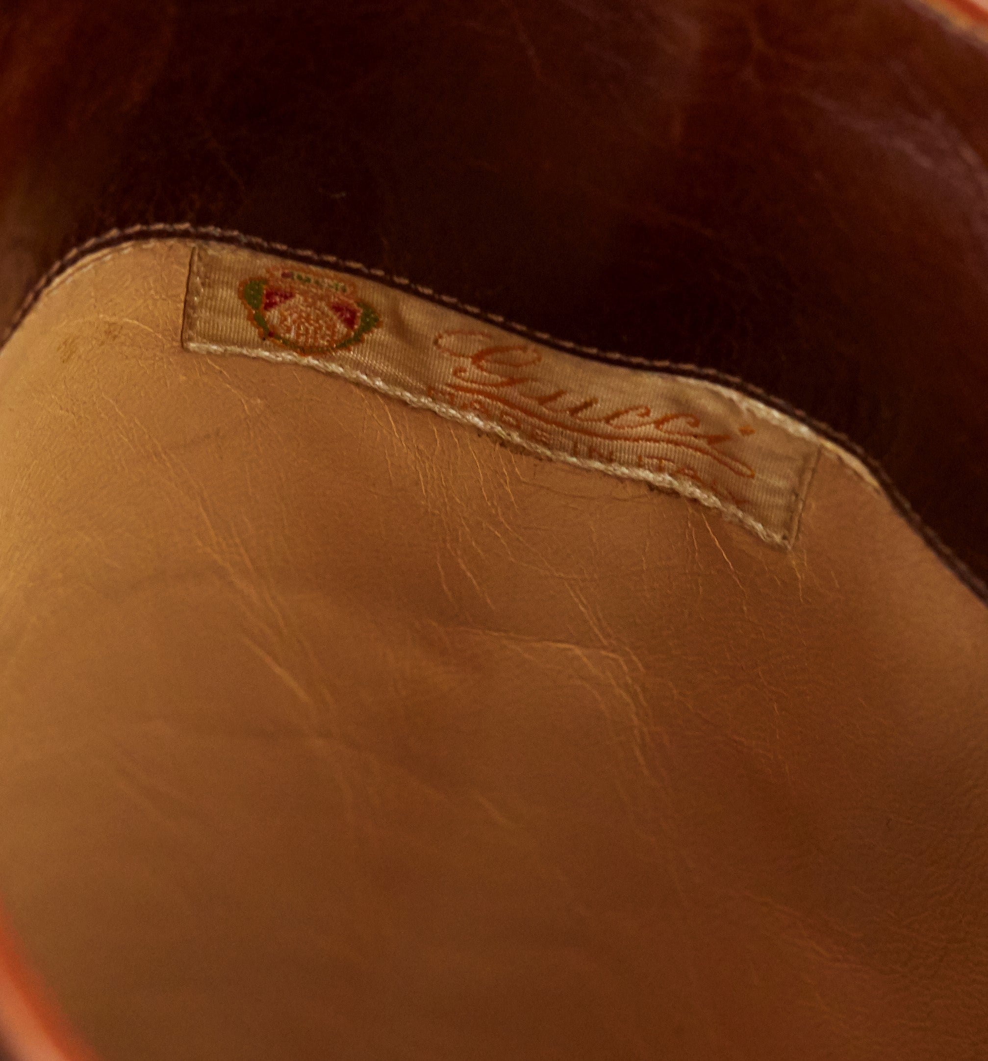 1970s Horsebit Brown Leather Wood Stacked Heel Boots