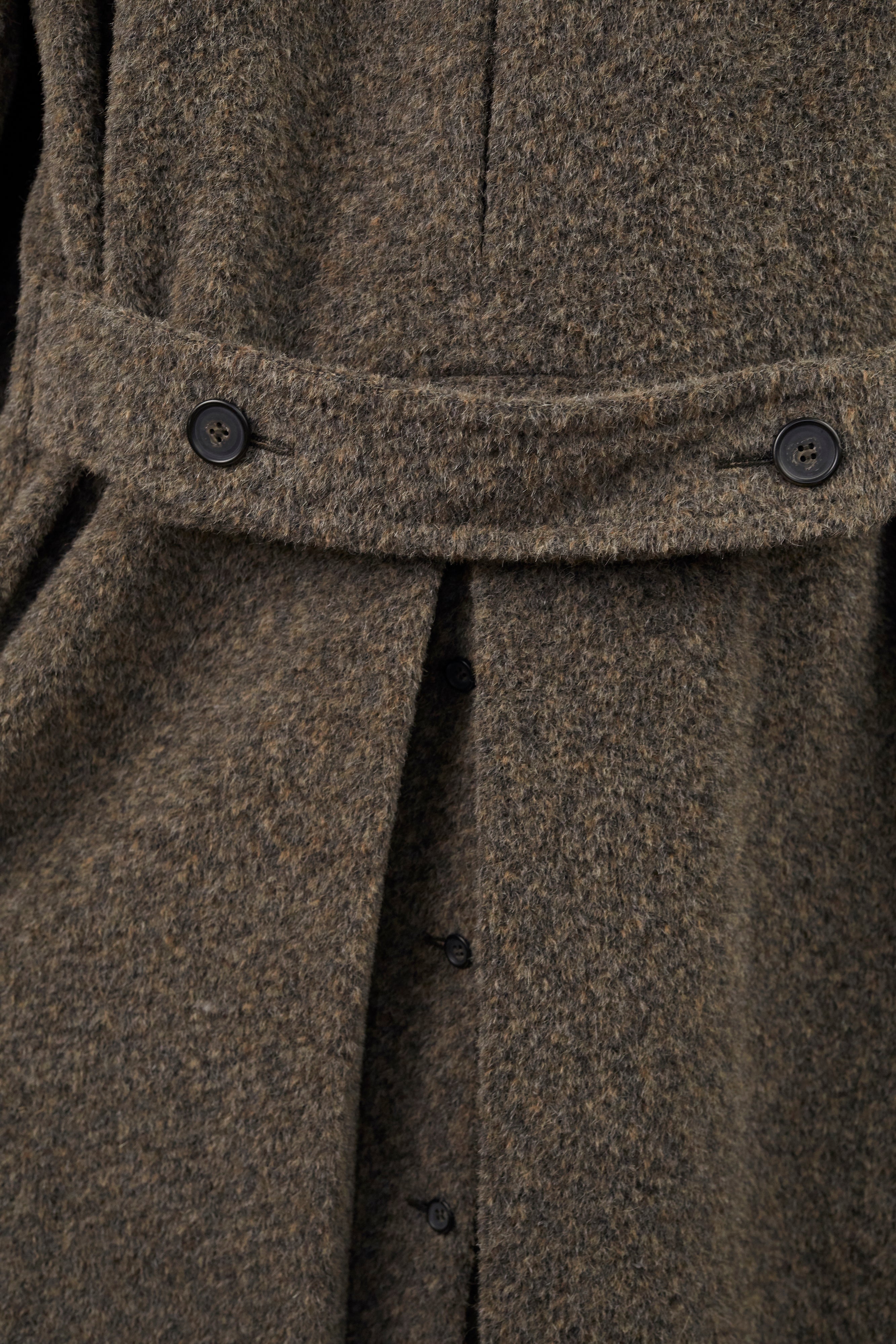 1980s Men's Alpaca Double-Breasted Overcoat