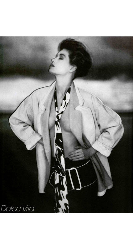 1984 Documented Extra Wide Navy Hip Belt