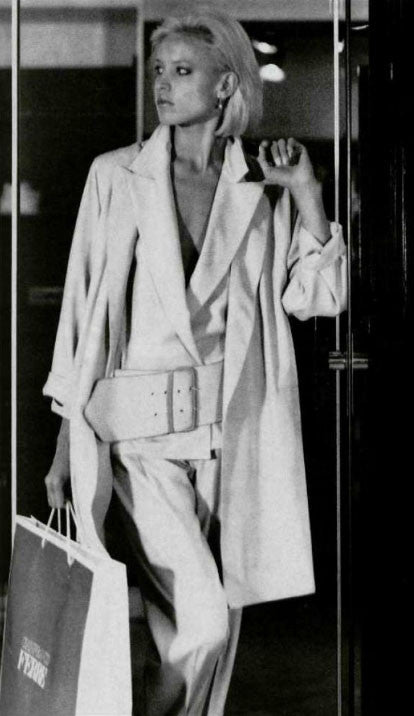 1984 Documented Extra Wide Navy Hip Belt