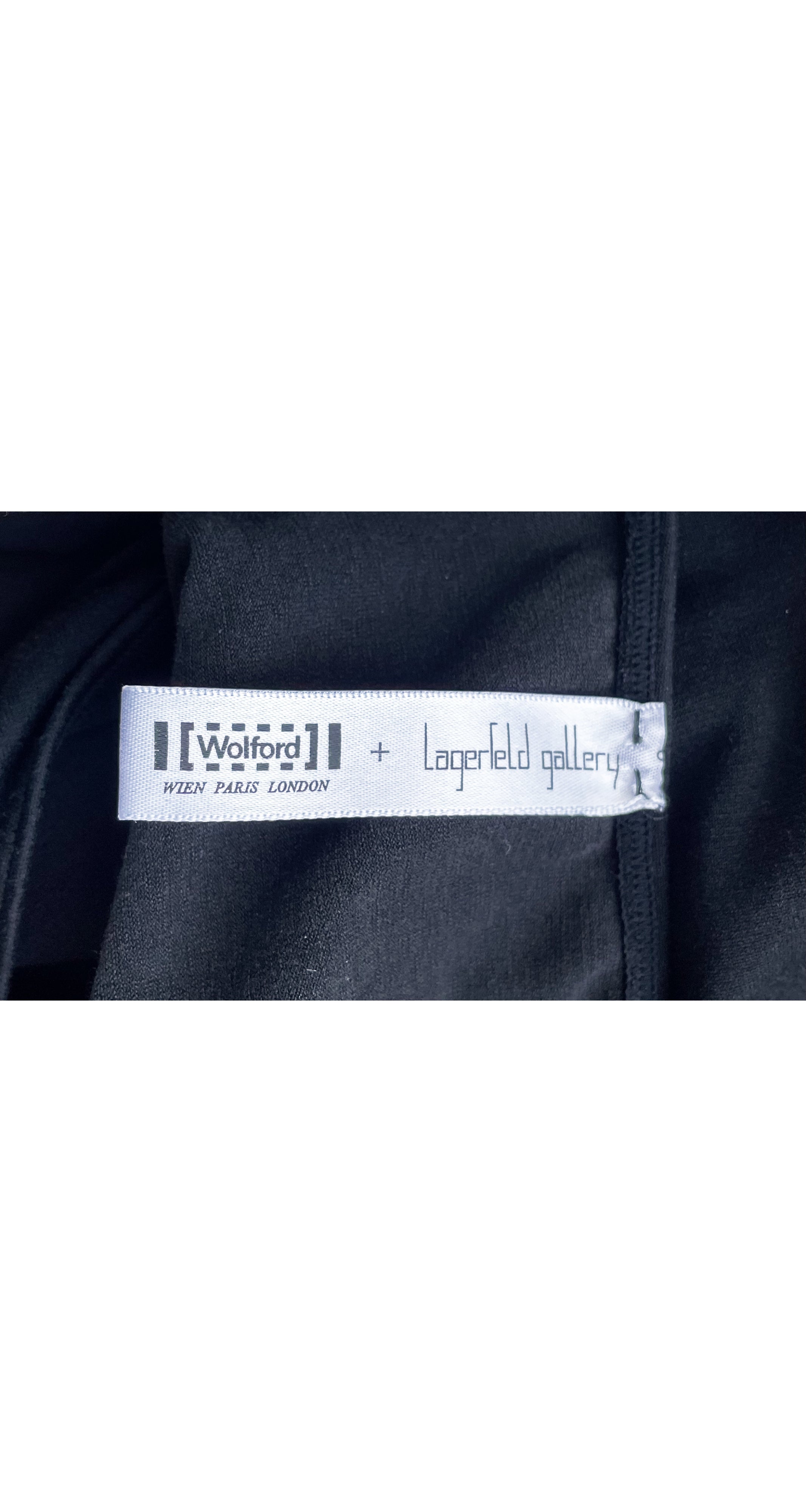 2000s Black Cotton High Collar Zip-Up Bodysuit