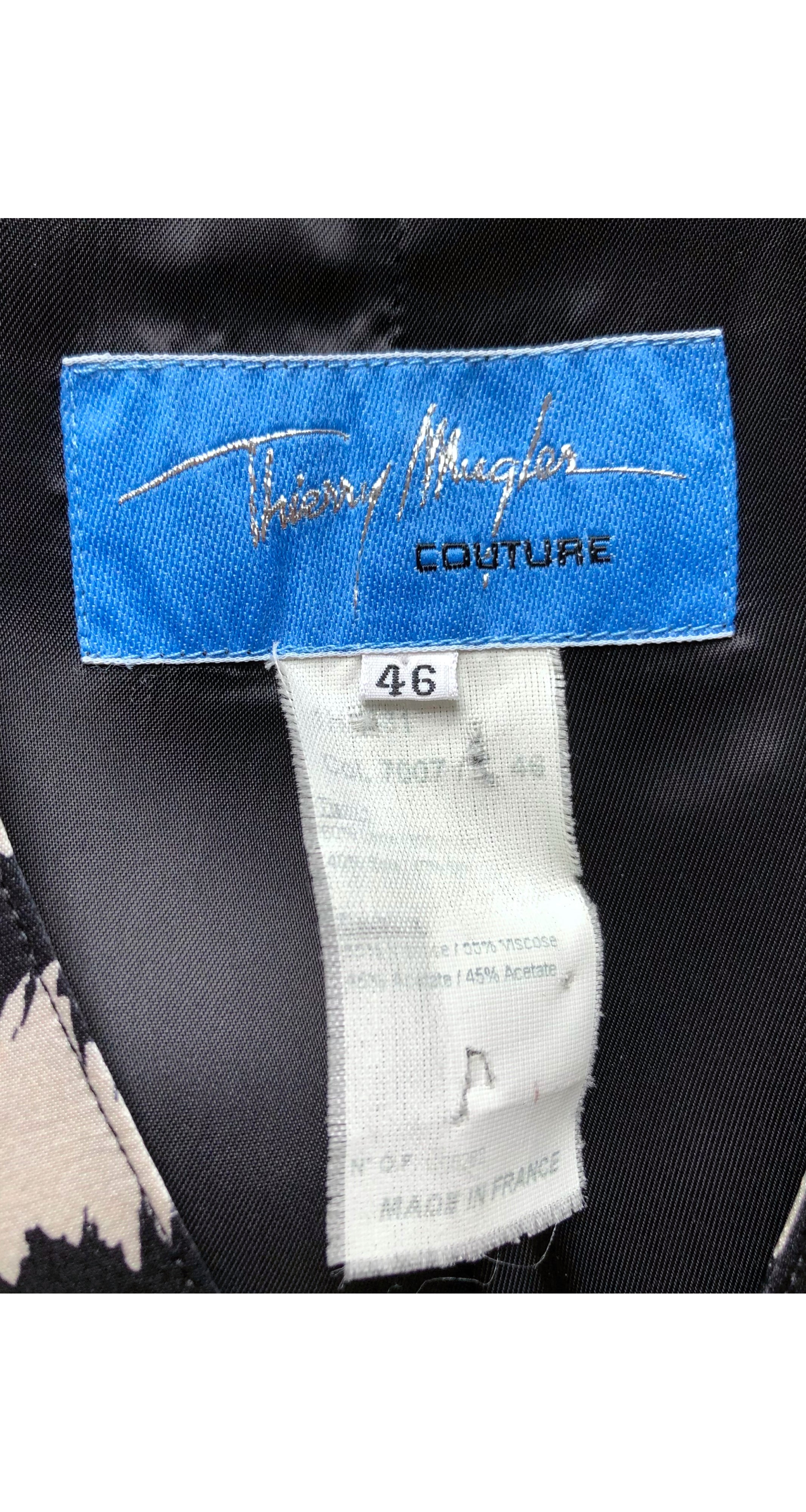 2001-02 F/W Leopard Print Gray Silk Satin Jacket