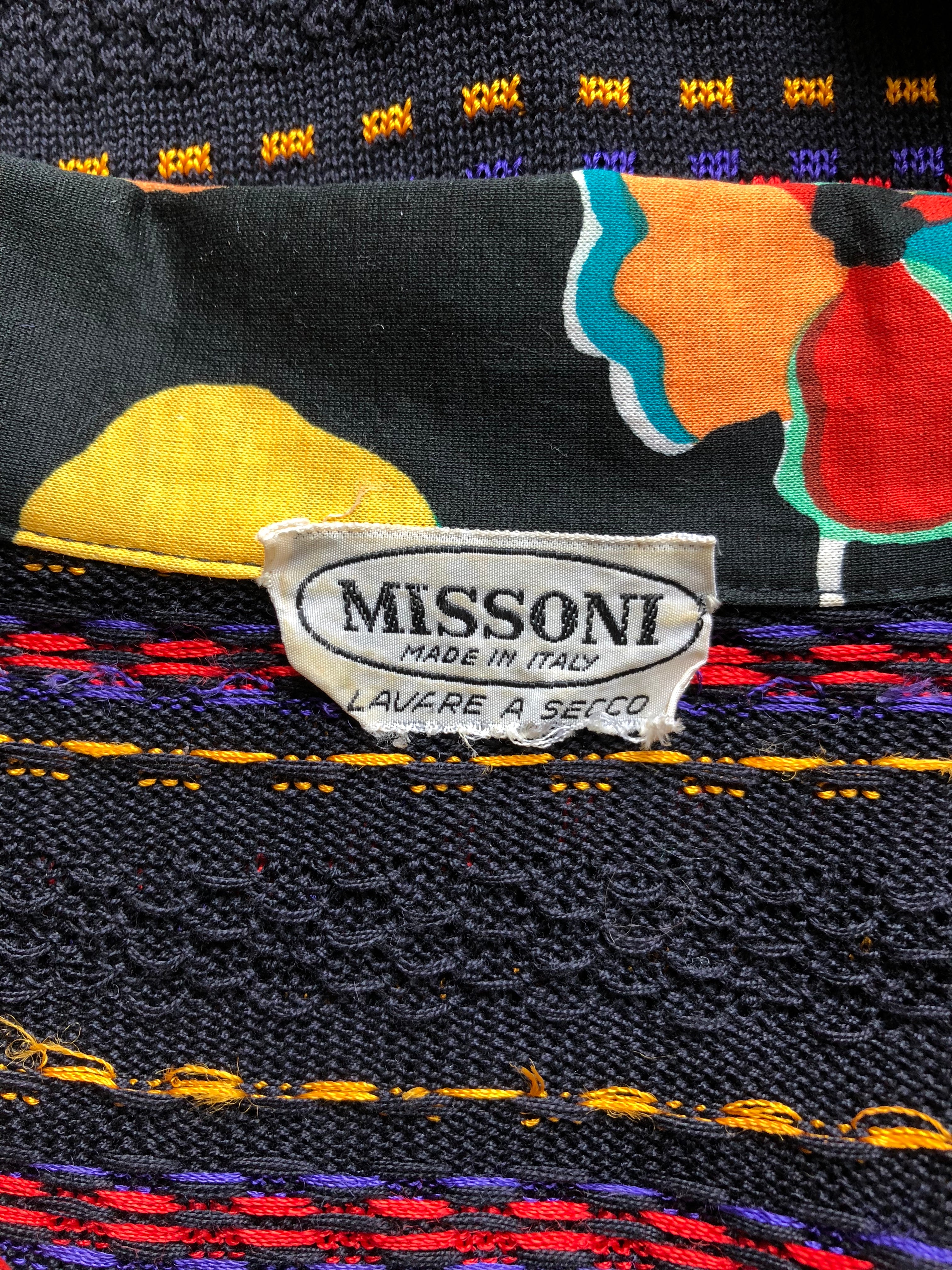 c. 1972 Knit and Floral Jersey Two-Piece Skirt Set