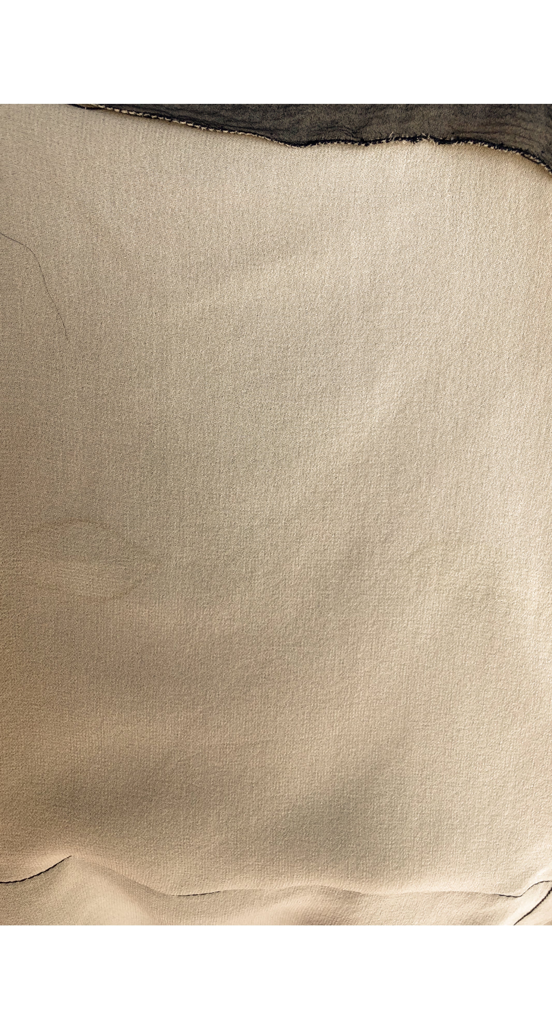 1976 F/W Black Silk Chiffon Tank Top