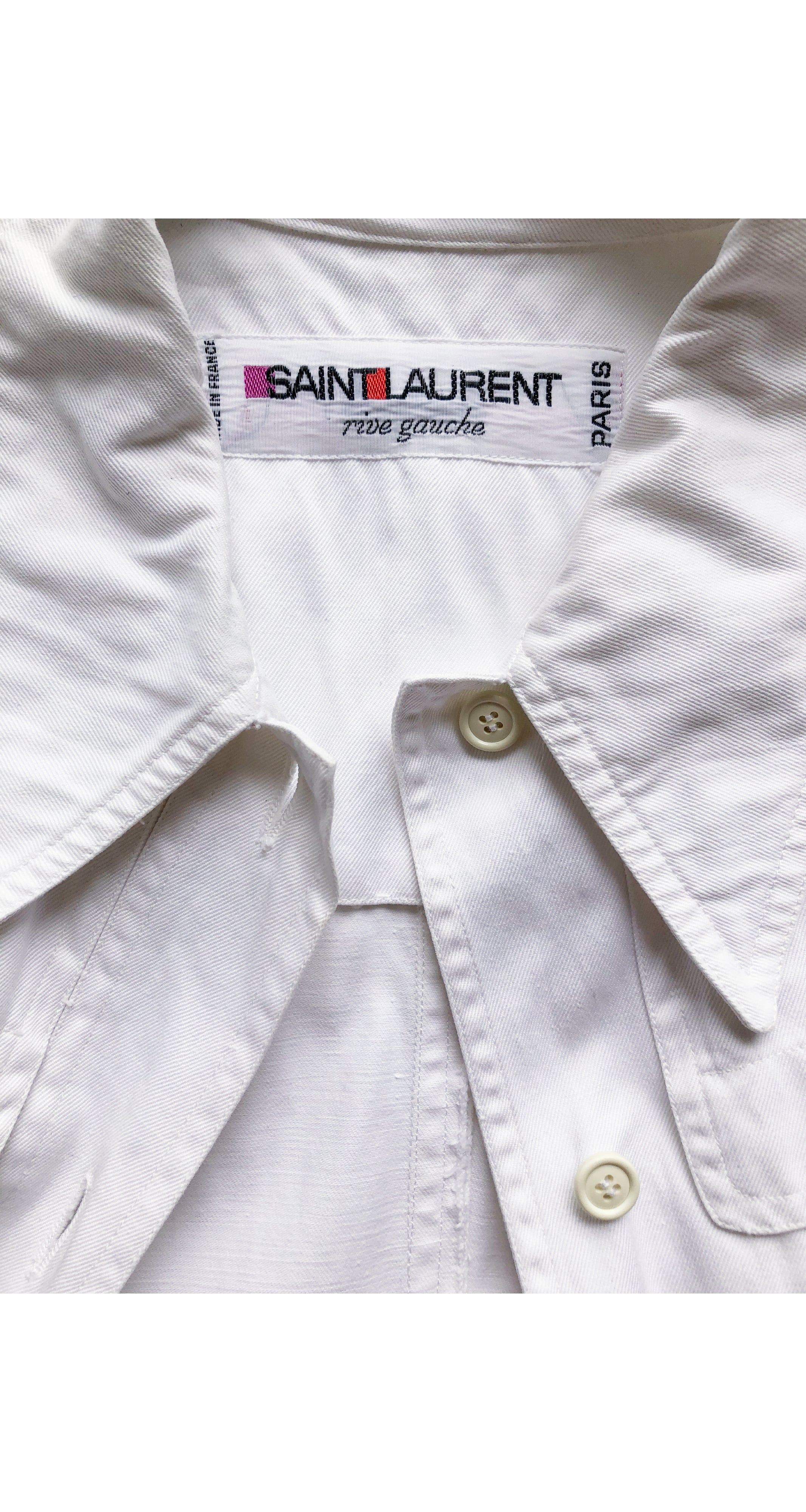 1969-1970 Documented White Cotton Safari Jacket