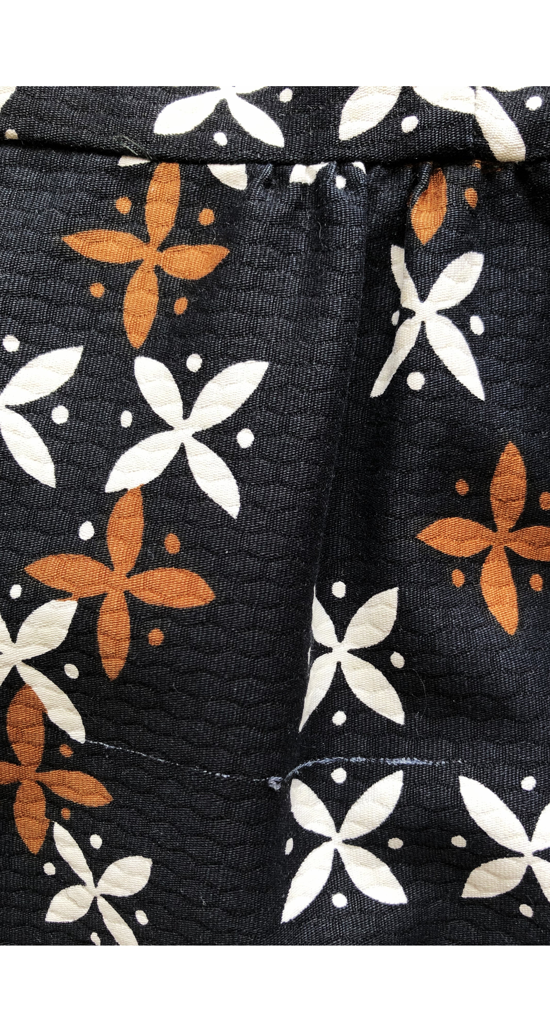 1970s Figural Novelty Print Cotton Sundress