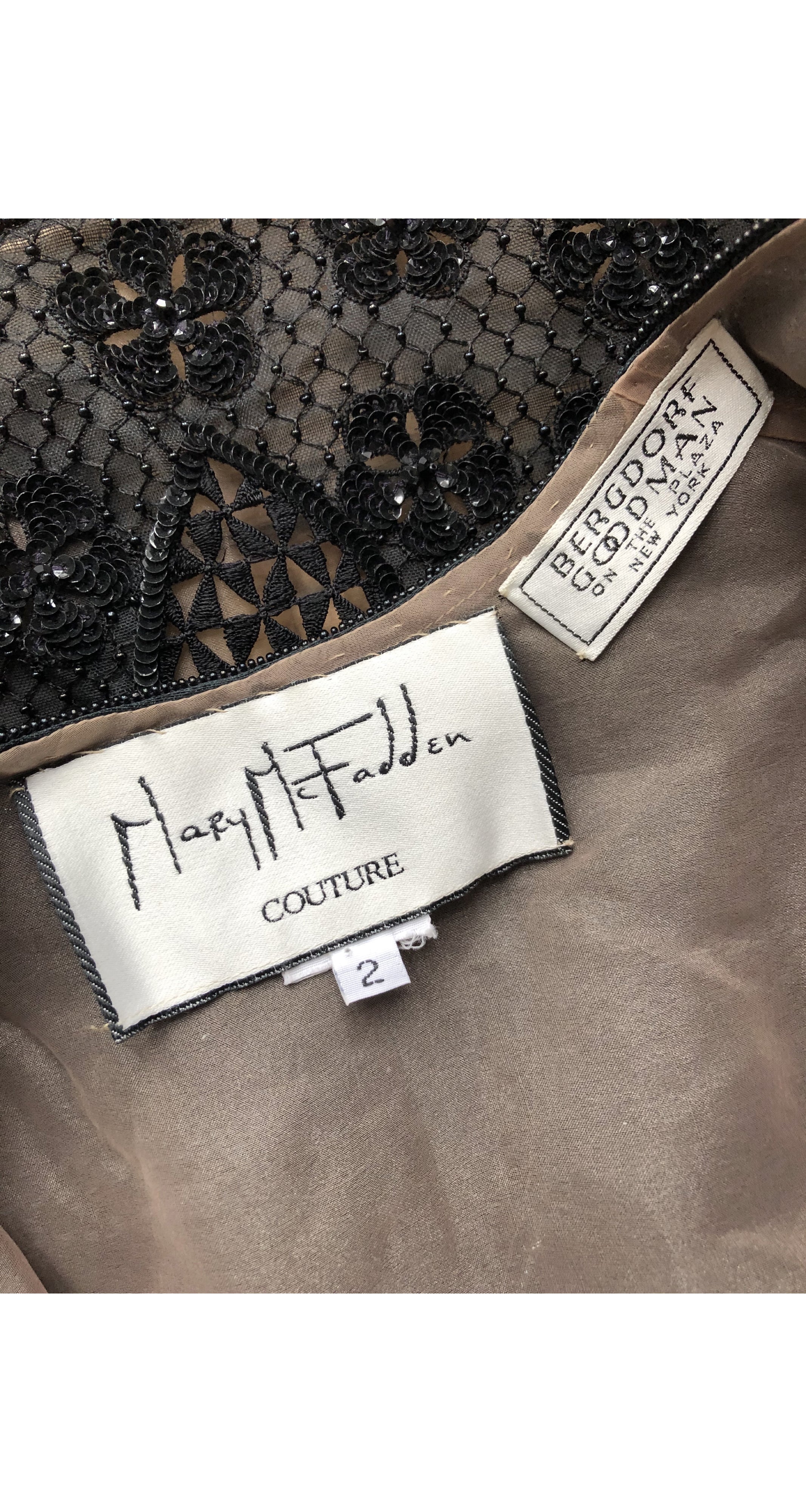 1980s Black Beaded Cropped Evening Jacket