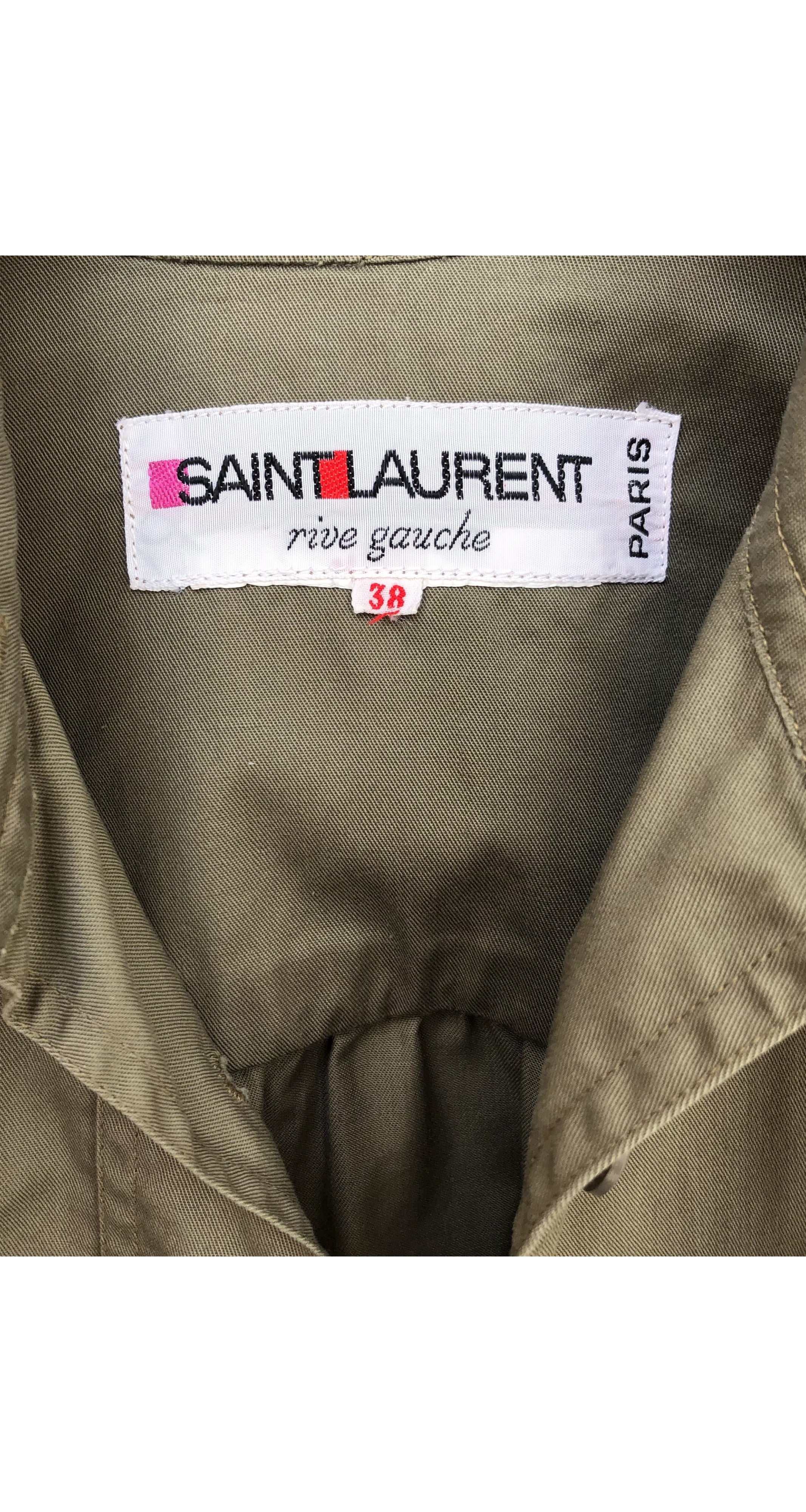 1978 S/S Army Green Cotton Bomber Jacket