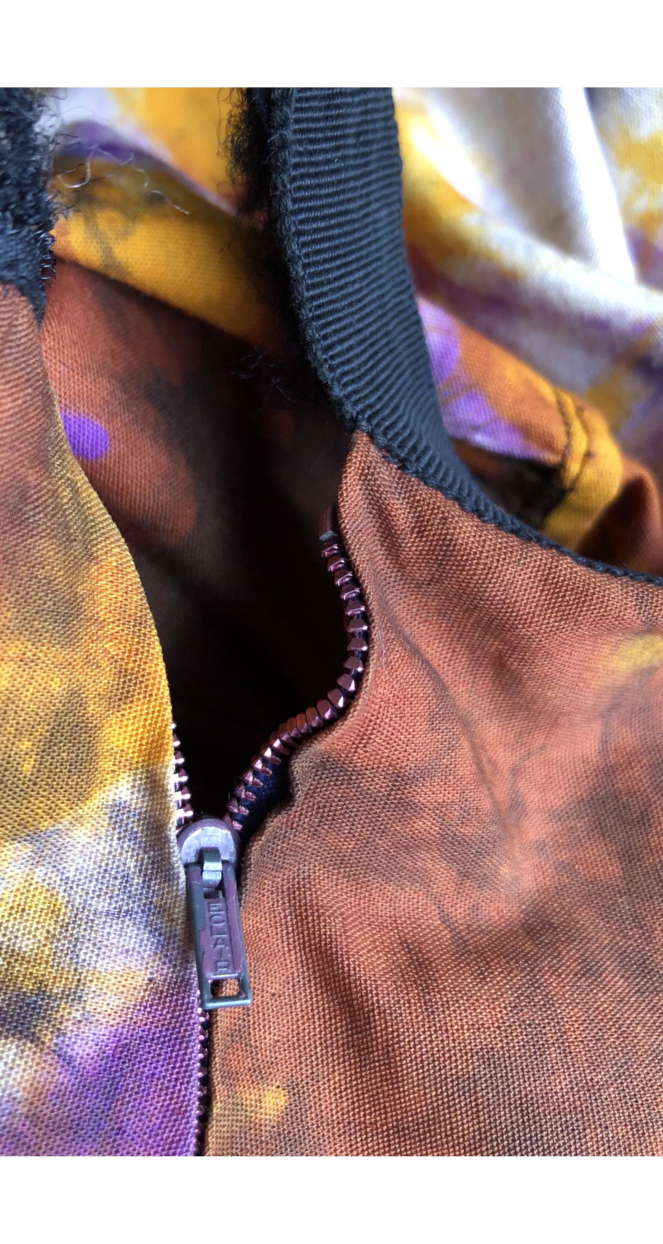 1970s Tie-Dye Cotton Halter Top & Skirt Set