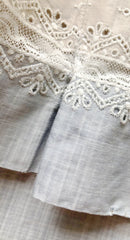 1950s Lace Inset Cotton Summer Dress & Shrug Set