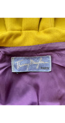 1991-92 F/W "Shiva Surréaliste" Purple Wool Hooded Jacket