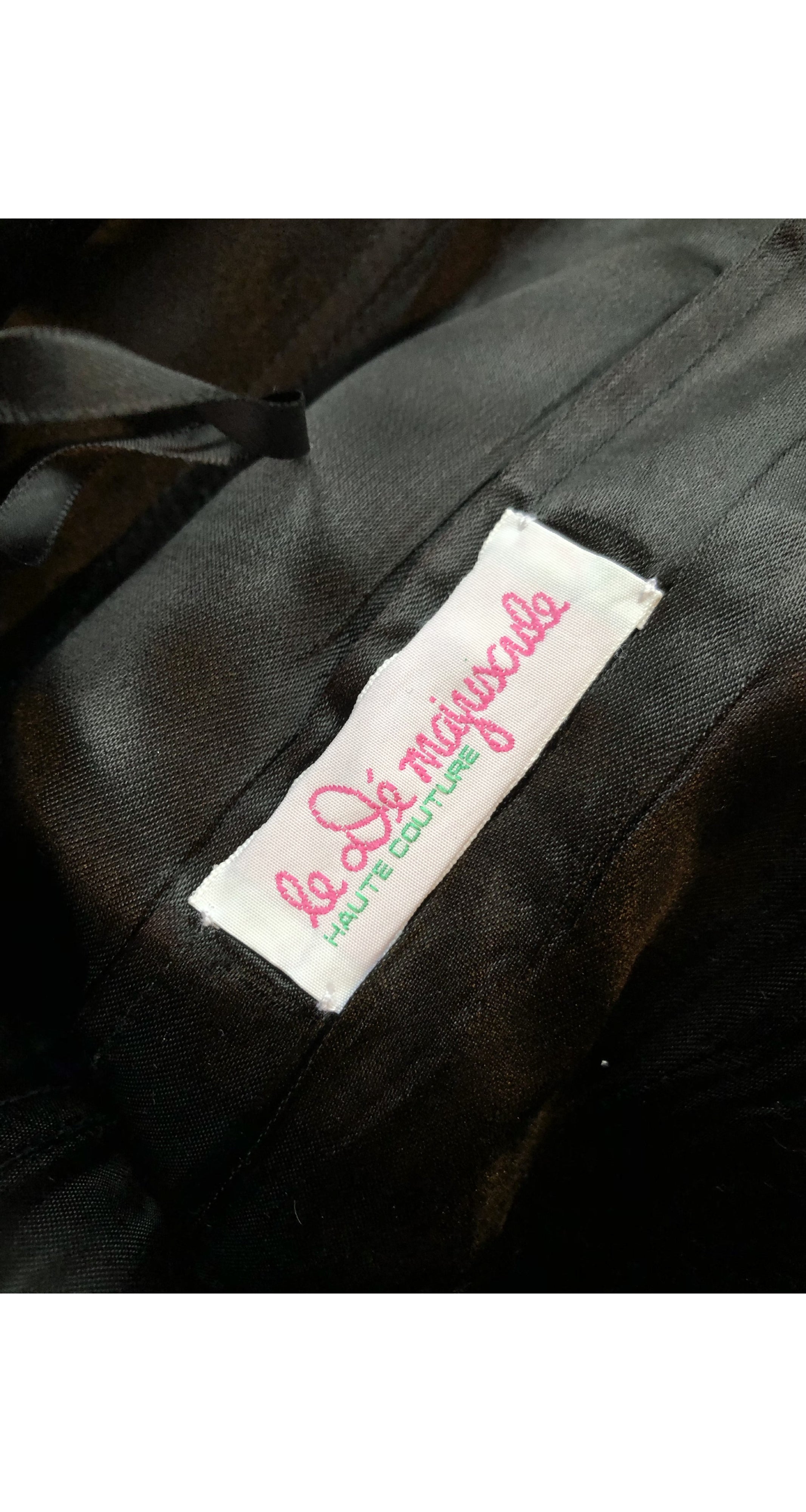 1990s Harlequin Lurex Silk Strapless Gown & Shawl Set