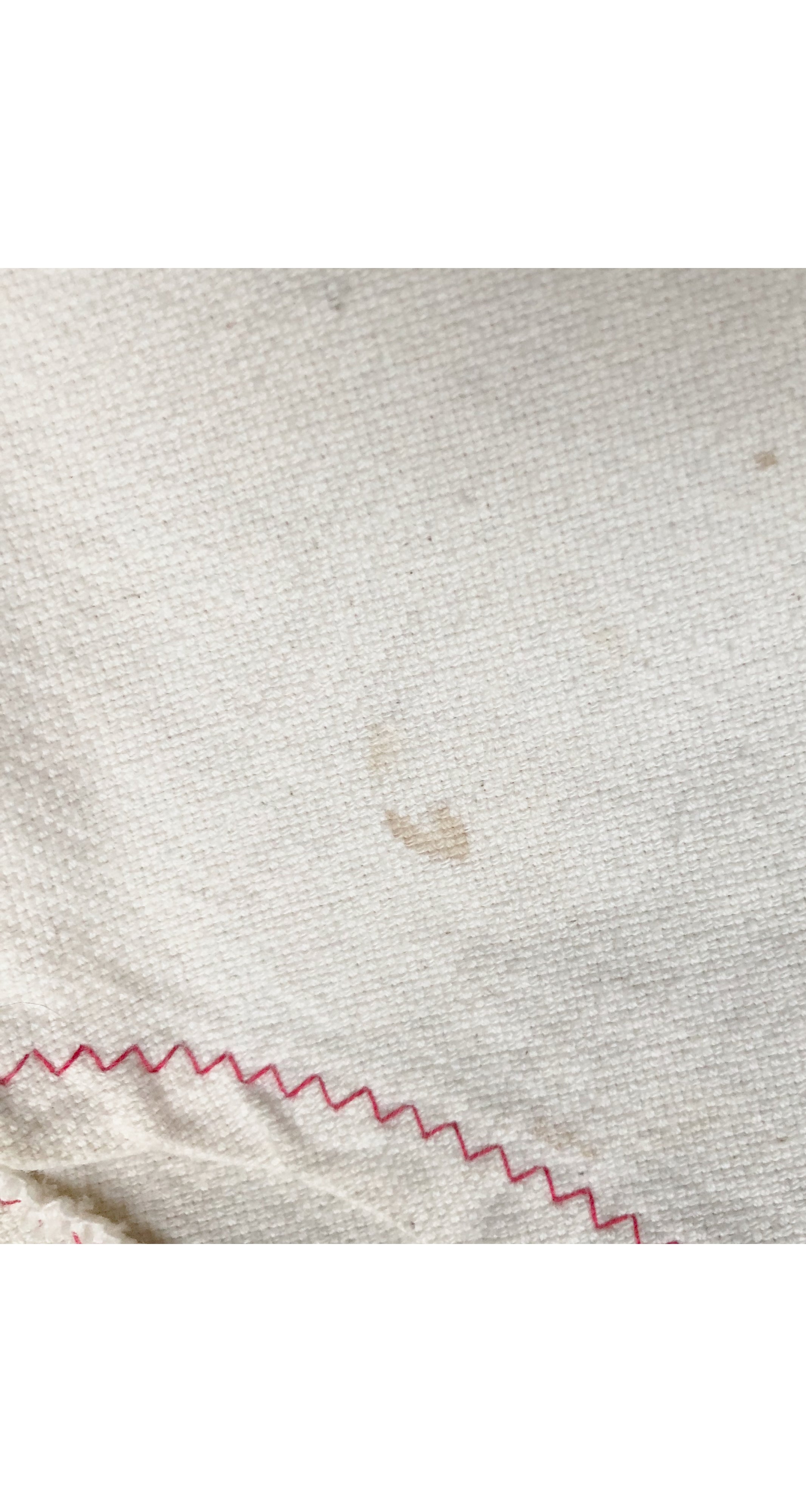 1970s Embroidered Cream Cotton Button-Up Shirt