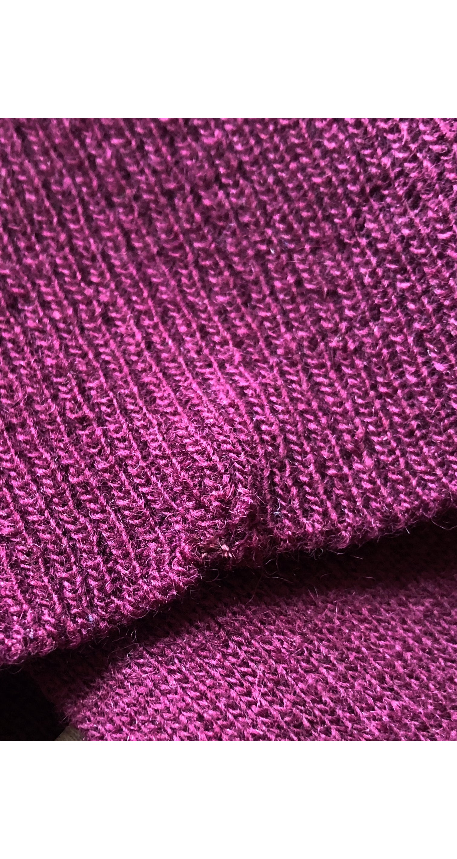 1980s Burgundy Wool Tie-Back Pullover Sweater