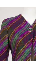 1994 F/W Runway Striped Wool Tweed Jacket
