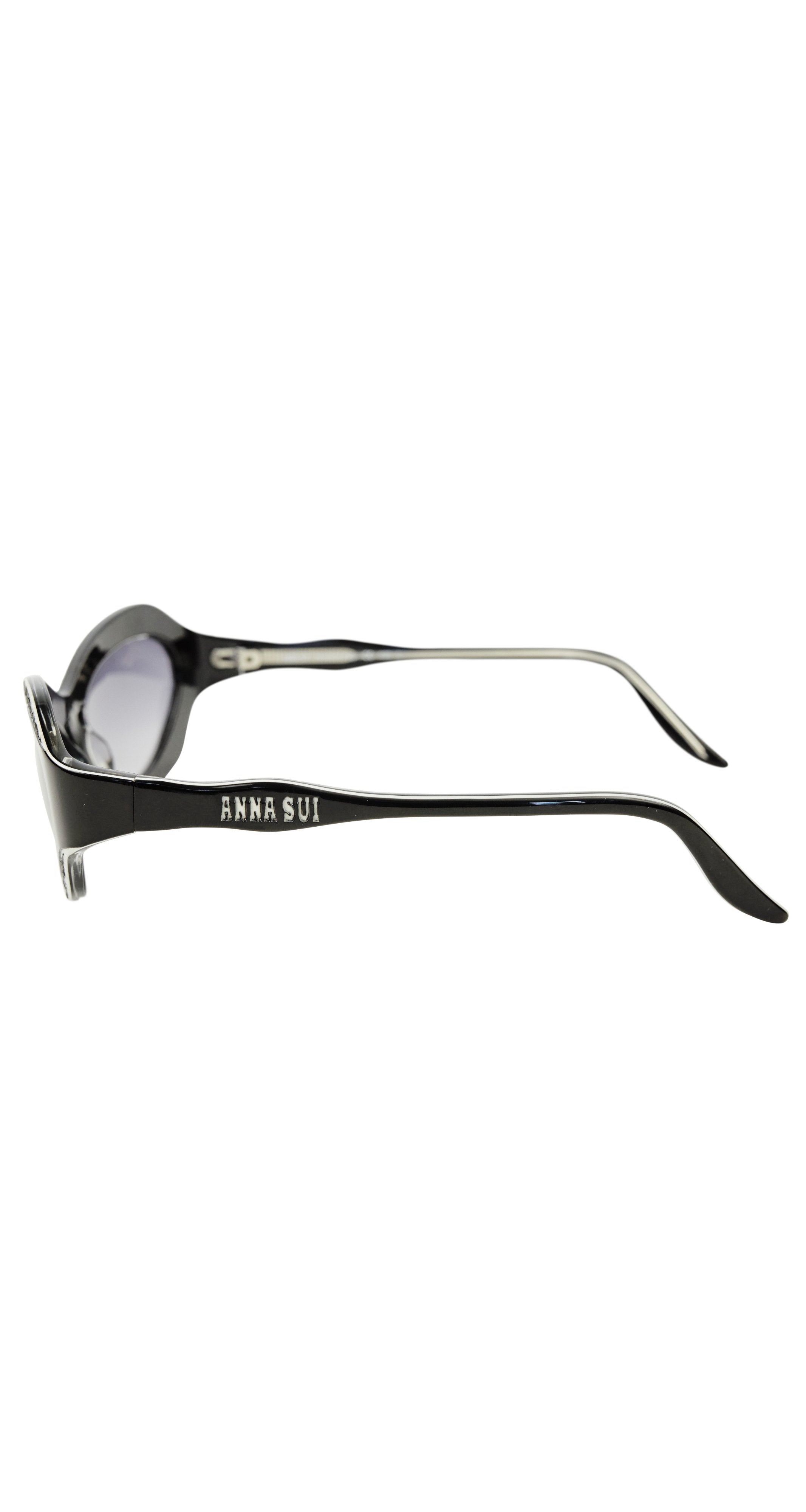 1950s Style Black & White Cat Eye Sunglasses Mod. AS50101