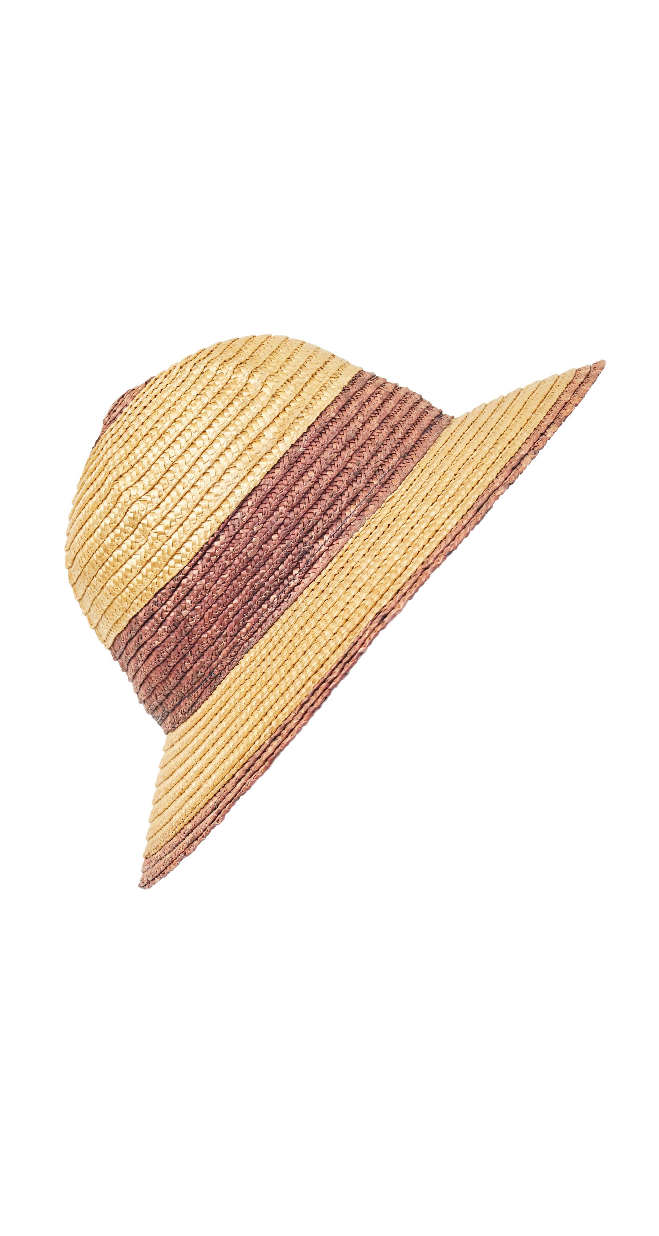 1970s Safari-Style Straw Sun Hat
