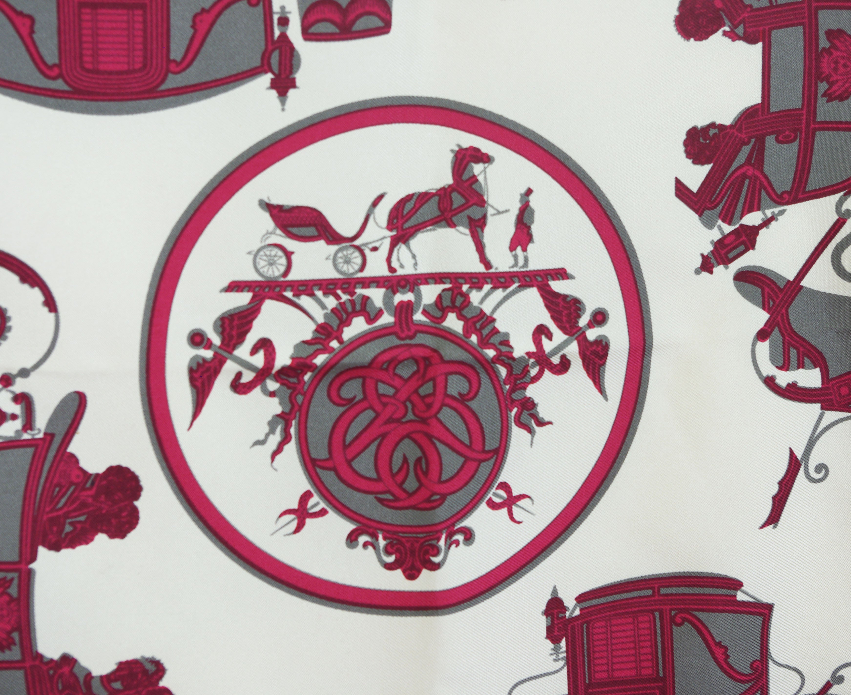 for Marie Brizard 'Ex Libris' by Hugo Grykar 1946 Silk Scarf in Box