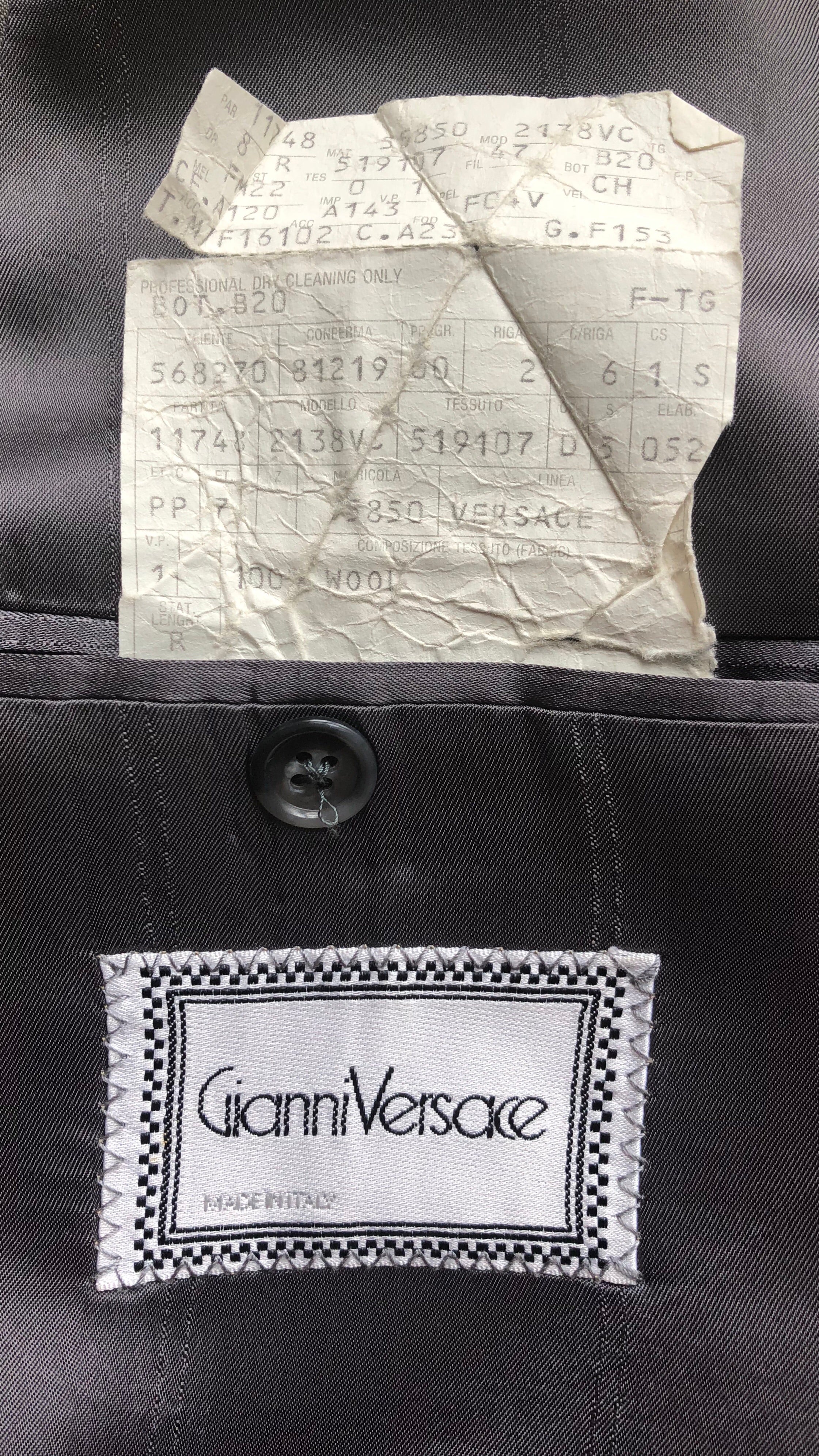 1980s Men's Sage Wool Tapered Suit Jacket