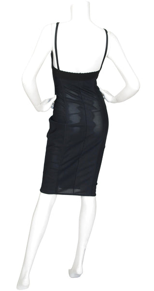 dolce and gabbana corset dress vintage Dolce and Gabbana "Vintage" Limited Edition Black Bustier Corset Dress   Featherstone Vintage