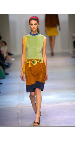 2005 S/S Mod Suede Circle Tie Belt