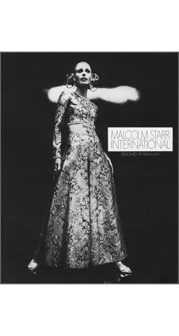 1969 Jeweled Lurex Palazzo Pant Evening Ensemble