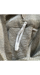 1984 S/S Striped Linen Knit Convertible Tube Dress