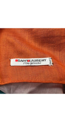 1980s Color Block Cotton Beach Pareo Wrap