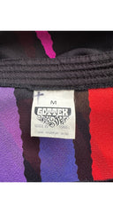 1970s Circus Tent Print Multicolored Maxi Beach Skirt