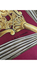 1964 "Étriers" by Françoise de la Perrière Equestrian Silk Twill Scarf