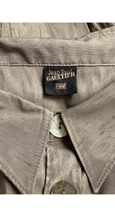2011 S/S Taupe Utility Button-Up Maxi Dress