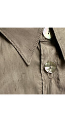 2011 S/S Taupe Utility Button-Up Maxi Dress