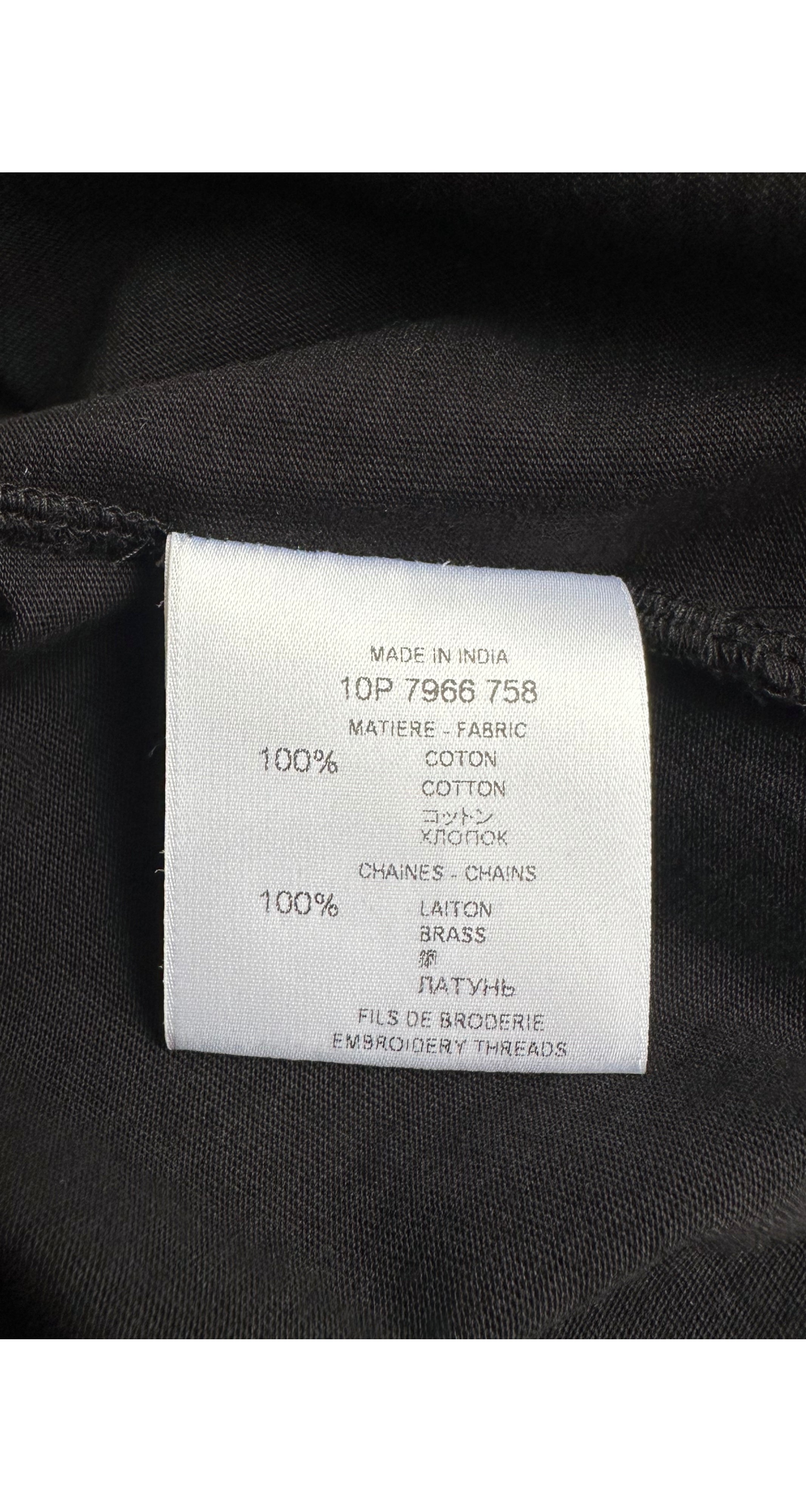 2010 Resort Gold Coin Black Cotton Jersey Tank Top