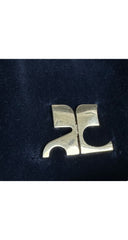 1970s Logo Navy Cotton Velour Zip-Up Jacket