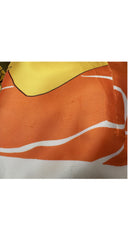 1960s Horse Scenic Print Twill Shift Dress