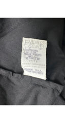 1997-98 F/W Black Fruit Print Flocked Velvet Cotton Blouse