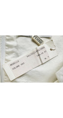 1990s NWT Nautical Rope White Bustier Top