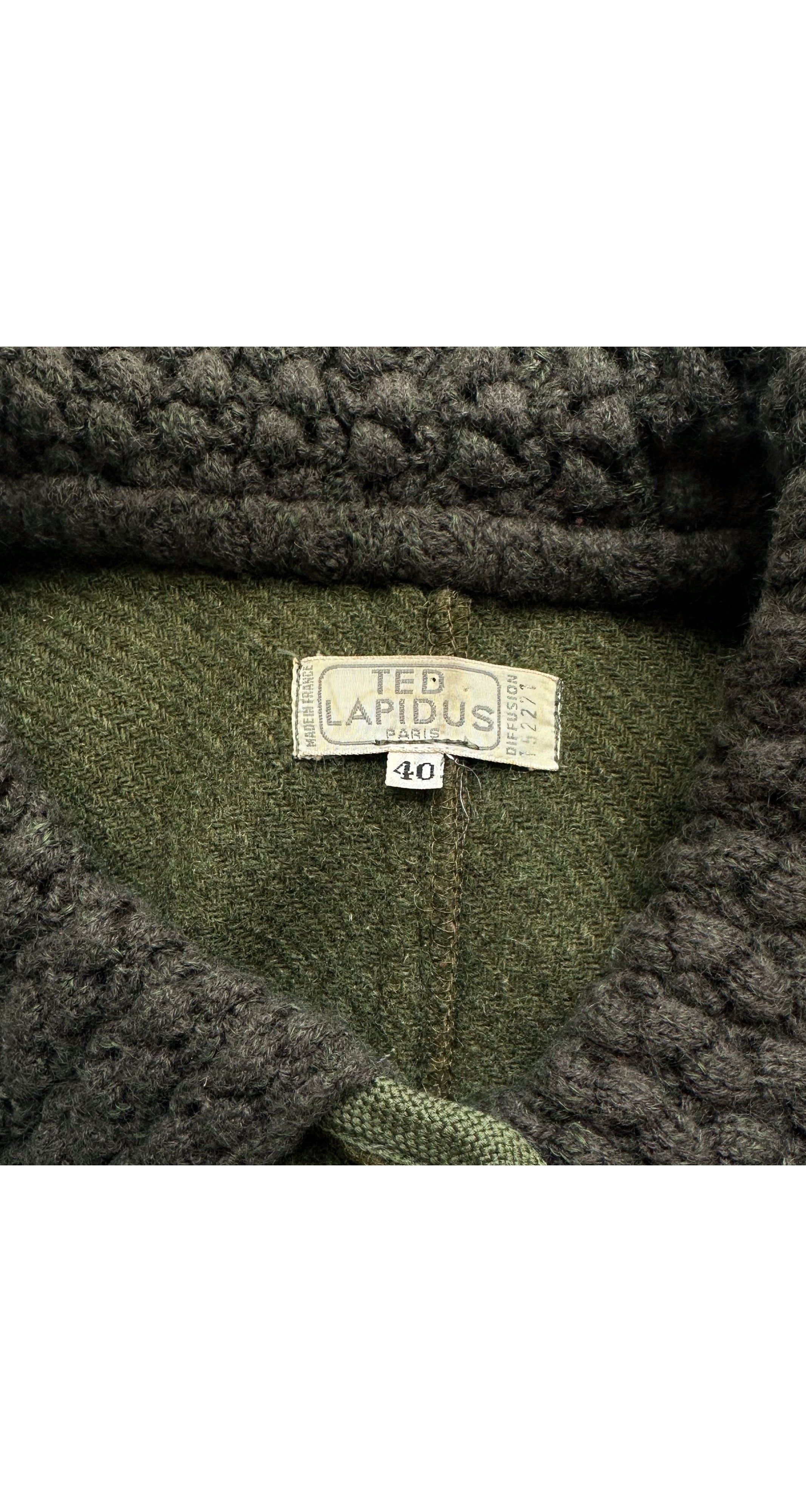 1970s Olive Green Plaid Wool Cape & Skirt Set